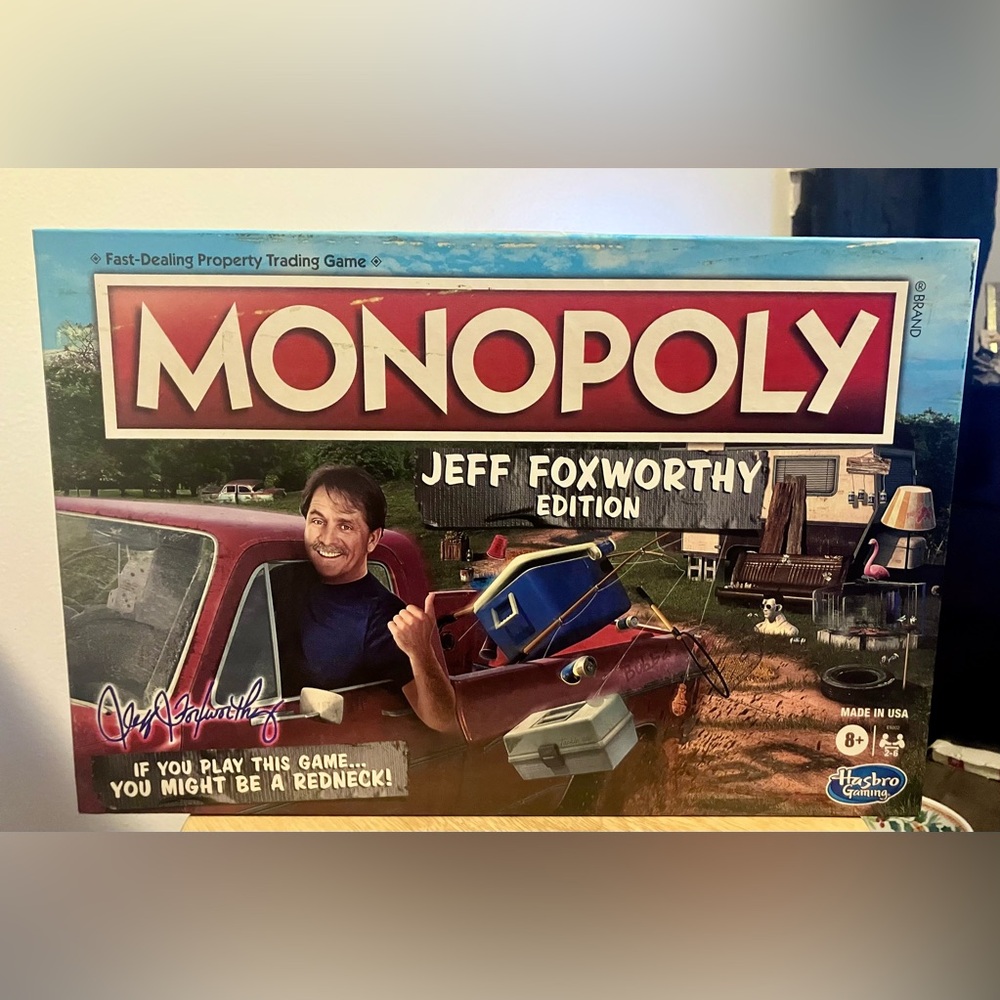 Hasbro Monopoly Jeff Foxworthy Edition